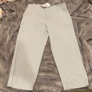 Zara tapered crop pants in ICE/gray